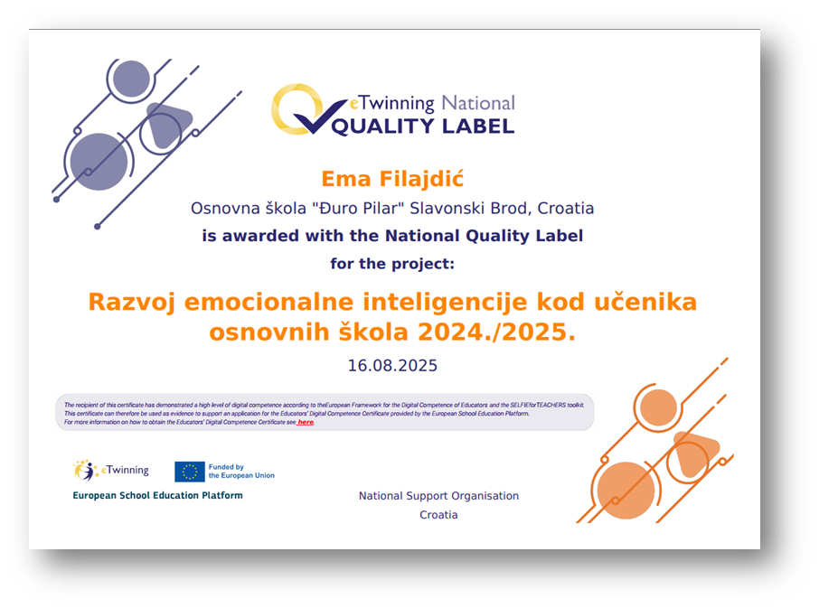 NACIONALNA OZNAKA KVALITETE