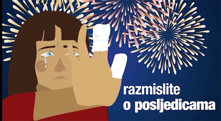 Pismo obavijesti o pirotehnici namijenjeno učenicima osnovnih i srednjih škola