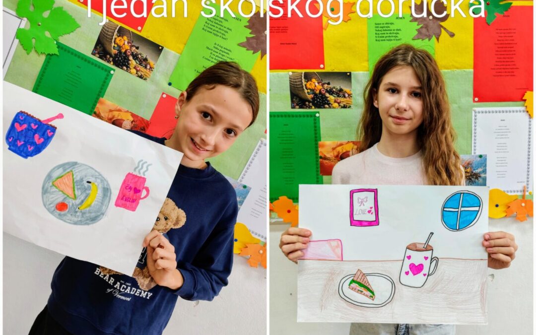 Tjedan školskog doručka u 5. d razredu – jutro puno okusa, priča i kreativnosti